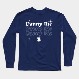 Danny Ric Number 3 F1 Long Sleeve T-Shirt